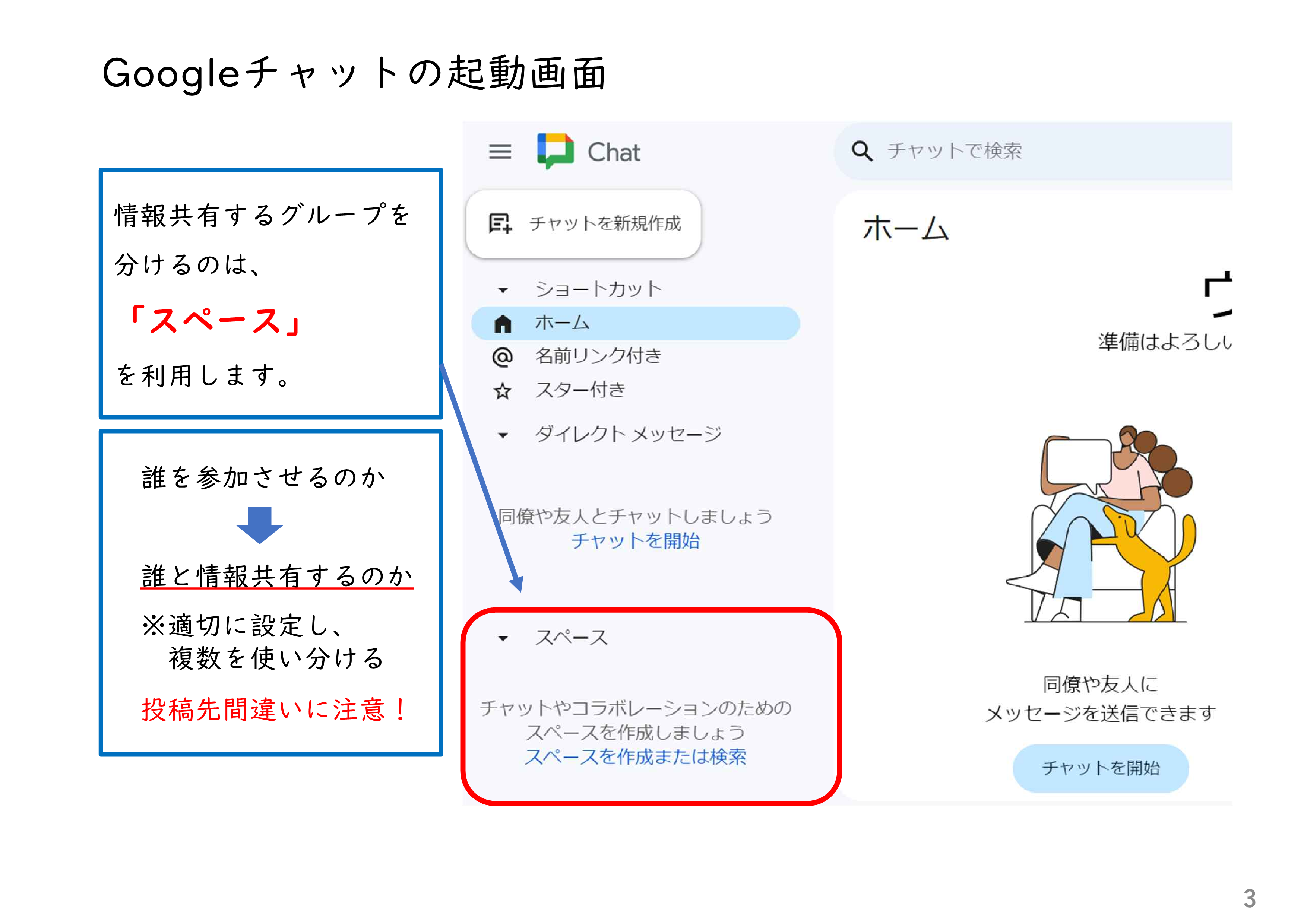 情報共有をGoogle チャットにする_3